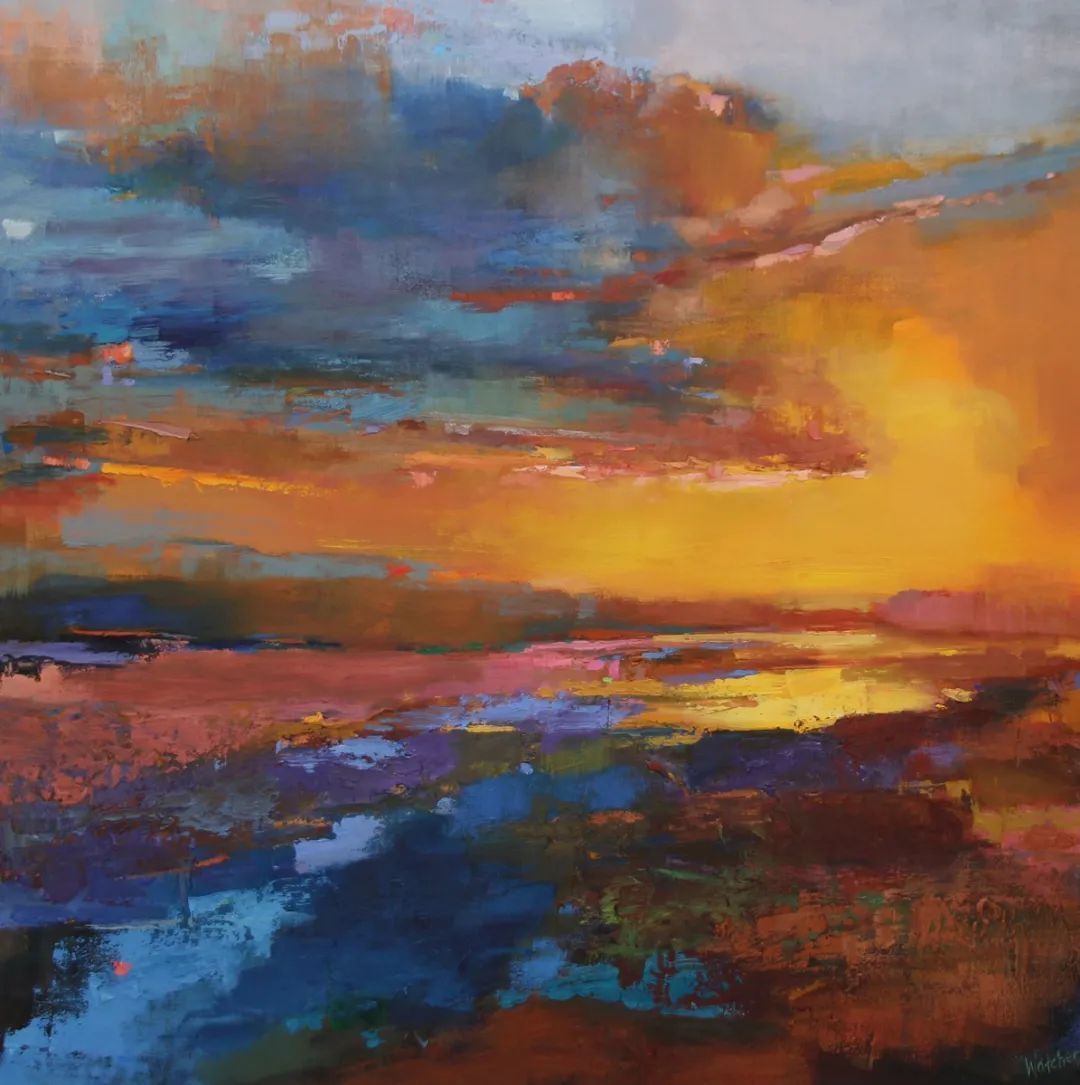 笔力独到,气势如虹,看看这二位的油画