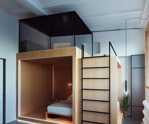 复式|朋友买套层高4米5的复式，又在家里砌套房，层高再高都能浪费了