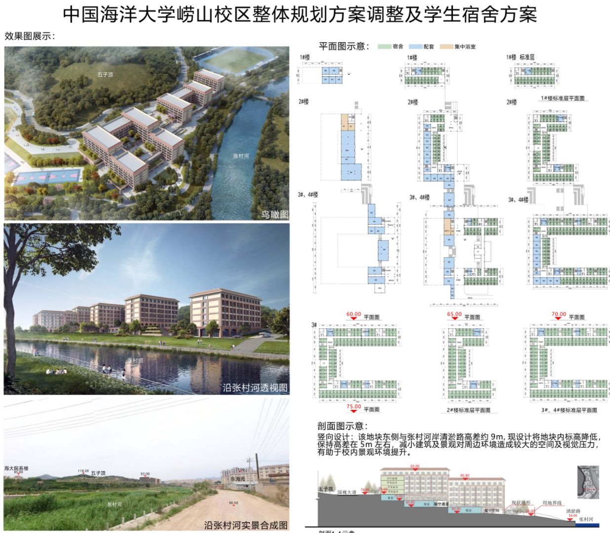 西海岸新校|海大崂山校区新规划出炉：将新建4万平方米学生宿舍！