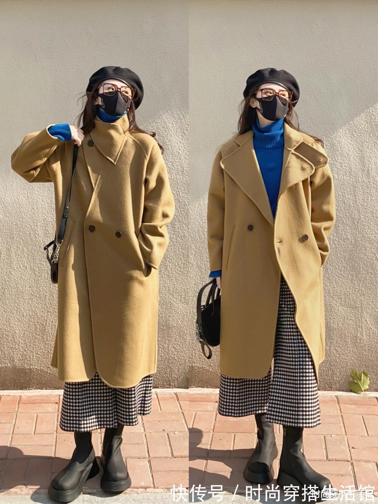 中性风|穿大衣尽量别配高跟鞋,土!今年流行这样穿,优雅显瘦又高级