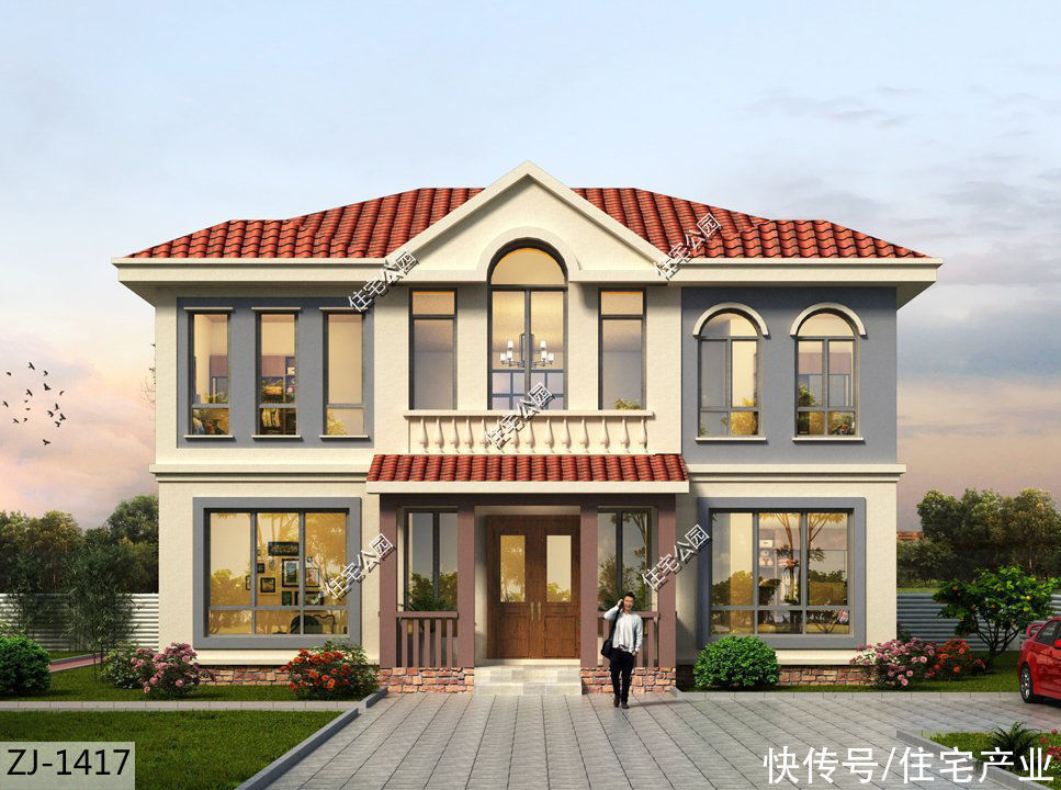 别墅|10套农村别墅,第5、6套建的人最多,第9套造价仅18万?