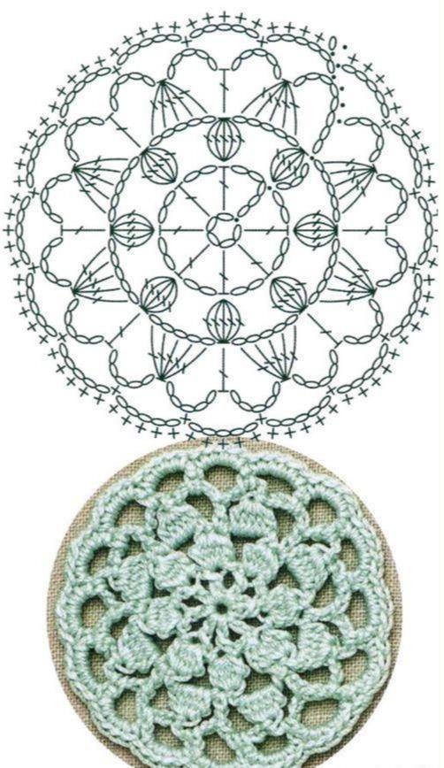 55款钩编平面花片图解，各个形状都有，以后钩什么都可以！收藏