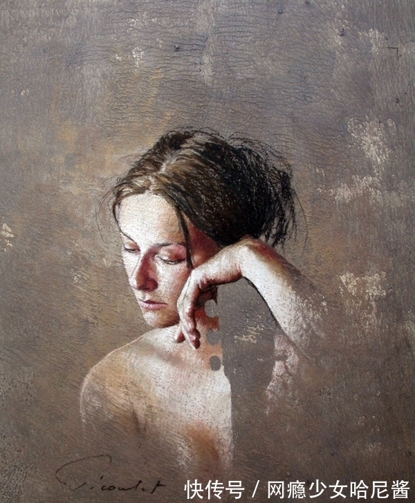 画种|赏心悦目，活色生香——女画家色粉笔下极致唯美的女性人体肖像