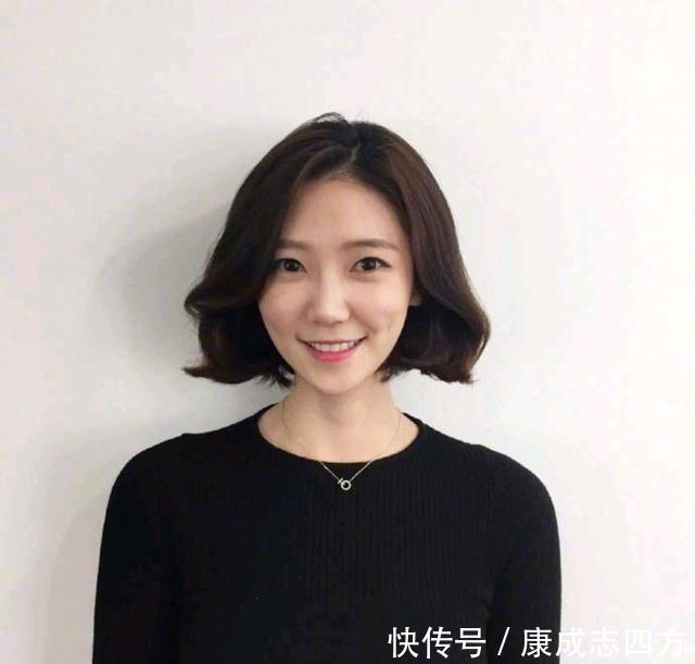 不显老的短发烫发