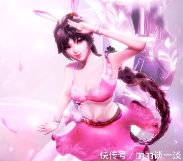 大明二明|斗罗大陆当小舞穿上泳装,红色的惹眼,蓝色的大胆,手绘的好甜!