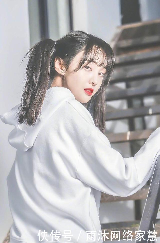 杨幂|杨幂迪丽热巴郑爽angelababy的双马尾造型,谁赢了