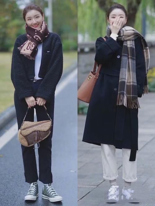 早春季节气质穿搭，西服、风衣、短靴，统统可以安排上