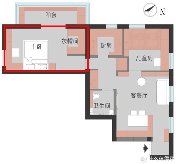 衣帽间|真·收纳狂魔！66㎡挤出20㎡收纳+步入式衣帽间！！