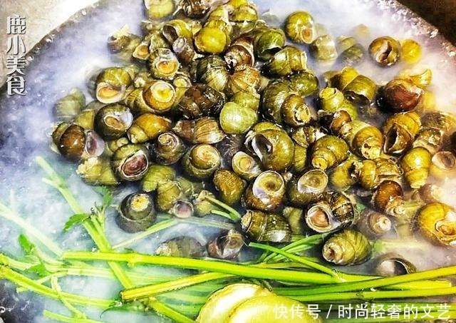 风味|炒田螺,如何炒出大排档风味大厨多加一把料,螺肉更鲜香爽辣