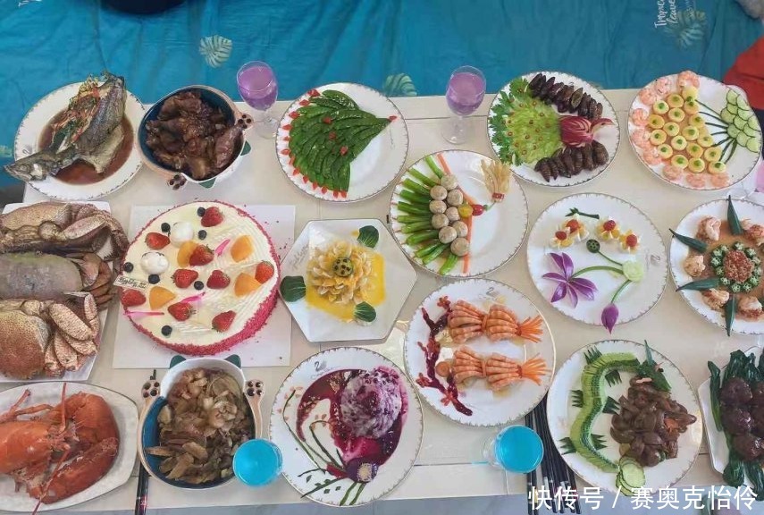这是我见过最美的年夜菜!道道都是艺术品,美得不忍下筷子!