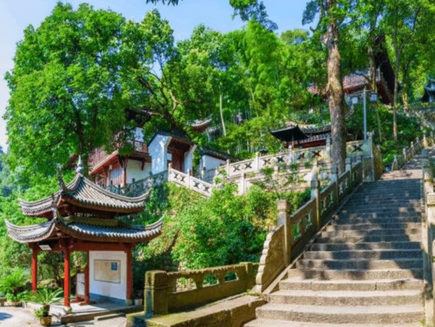 寺庙|杭州韬光寺曾有一副著名对联，因为一场变故，该对联彻底失去了