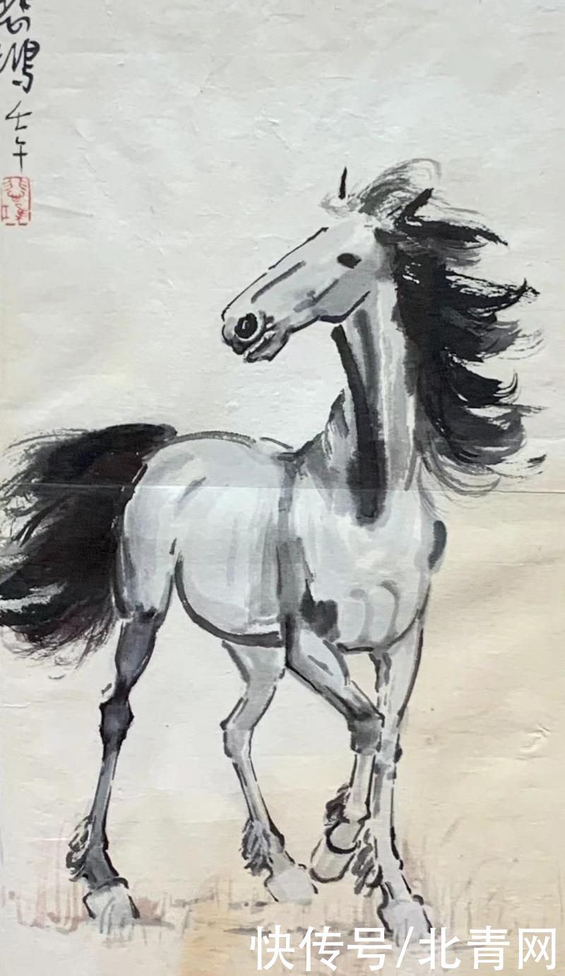 美术馆|徐悲鸿原作上线拍卖《竹报平安》《天马行空》首次面世