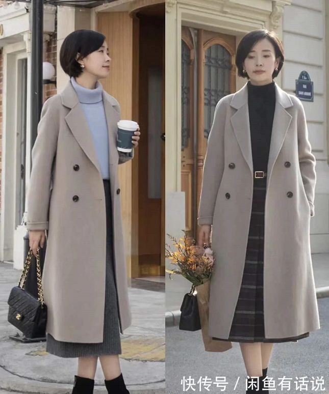 40岁女人想摆脱“阿姨味”,选大衣颜色要“4穿4不穿”,高级时髦
