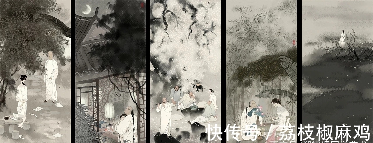 绘画#清华大学才女尧立,她笔下的插画,美到让人窒息