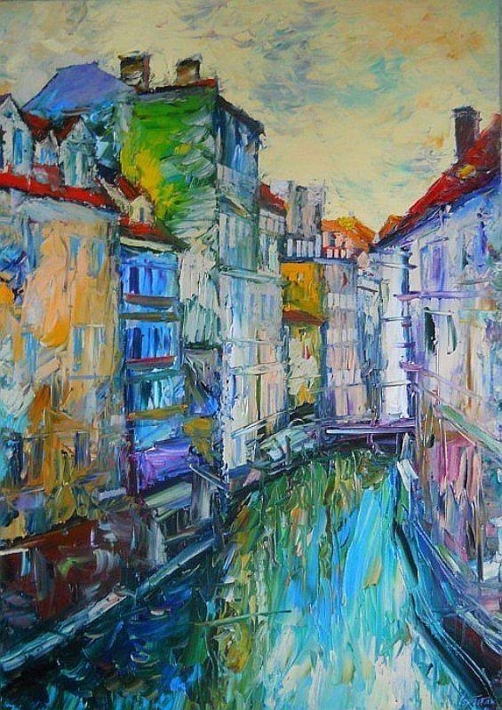 颜色#谢尔盖·雷巴克:世界的艺术家的颜色是明亮、富有表现力