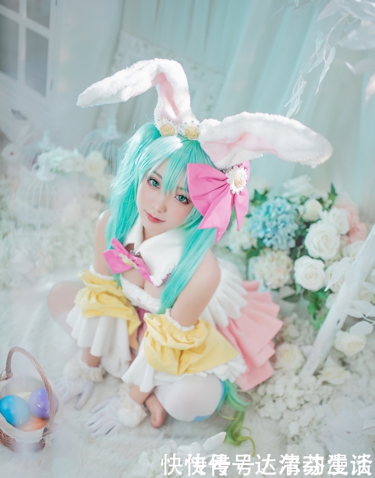 虚拟偶像|三组漂亮妹子COS的人气虚拟偶像“初音未来”还原度相当不错