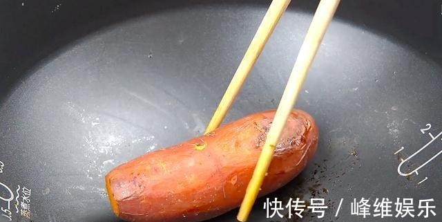 原来烤红薯这么简单,只需电饭煲,不加一滴水,个个香甜流糖汁