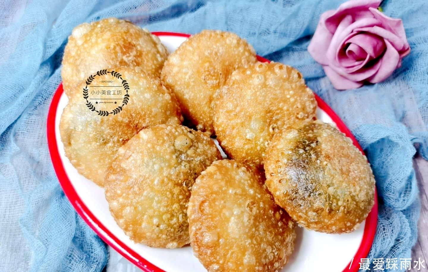 破皮|炸糖糕时,直接烫面就错了,教你正确做法,个个酥脆,空心不破皮