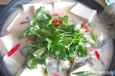 鸡蛋|鲫鱼炖豆腐的最简单做法,汤汁浓郁奶白,鱼肉鲜嫩不粘锅,吃不够