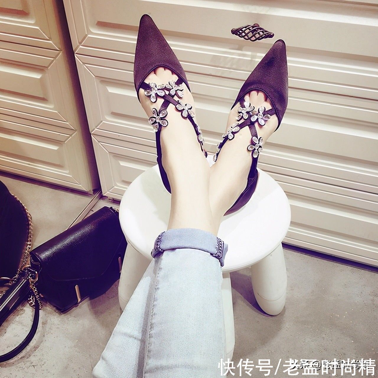 水钻|粗跟鞋，平底鞋，尖头鞋，方头鞋，今年流行的都在这，不累脚