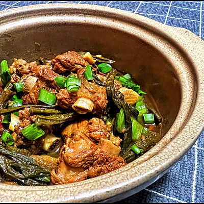 干豇豆烧排骨