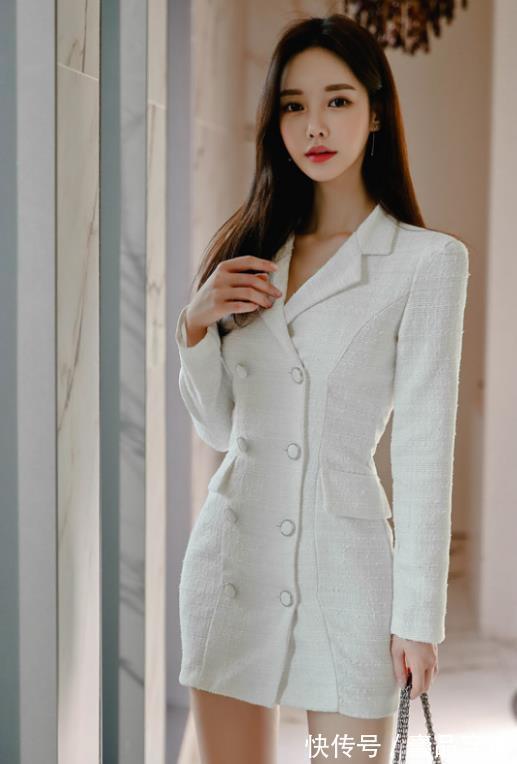 西装裙|女神孙允珠高清时尚搭配:冰川峡湾简式北欧华丽西装裙