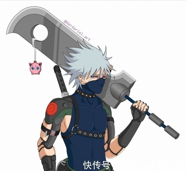 鳴人|當火影忍者走機械風,卡卡西的刀上吊著胖丁,小櫻變霸氣