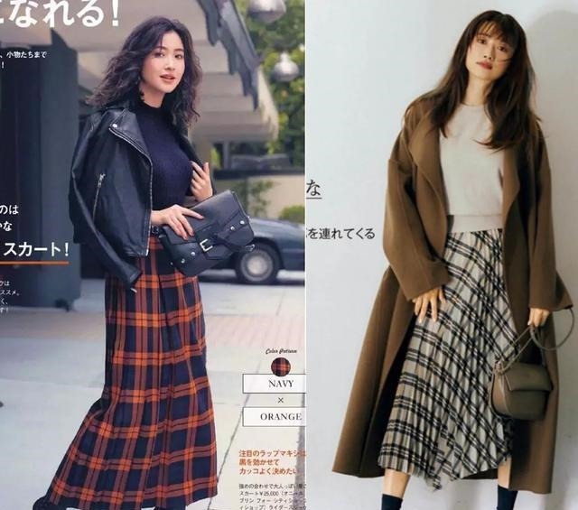 半裙 不懂格纹别乱穿,最详细的“格纹穿搭”来了,错过就是遗憾!