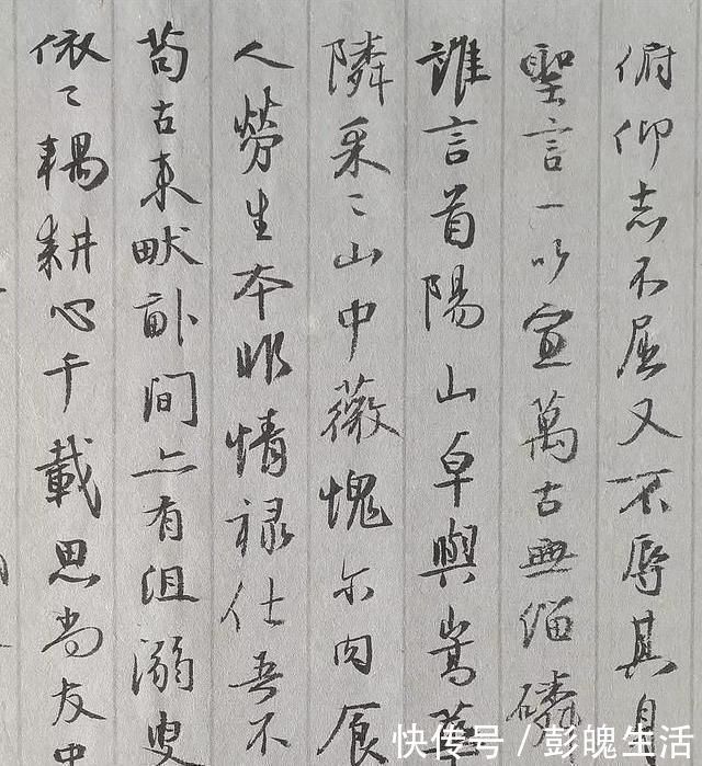 书法家协会!他的行书让评委眼前一亮,取法王铎,却亦有兰亭韵致,行笔温润