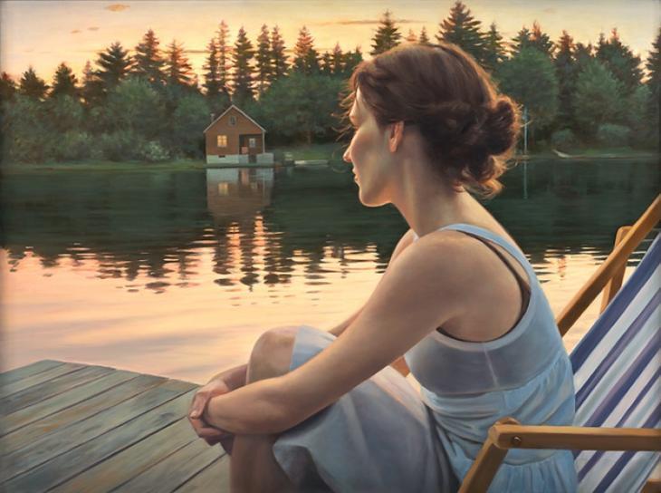 加拿大$无忧无虑的夏天:加拿大艺术家理查德 丹尼尔作品欣赏