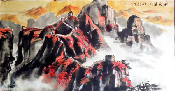 扈恩龄!画家扈恩龄大写意山水作品欣赏