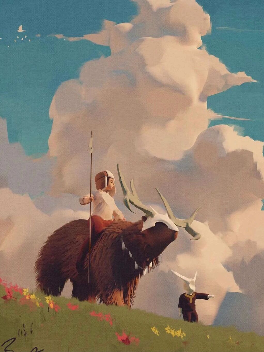 Jones|插画分享|吉卜力风Bryn Jones