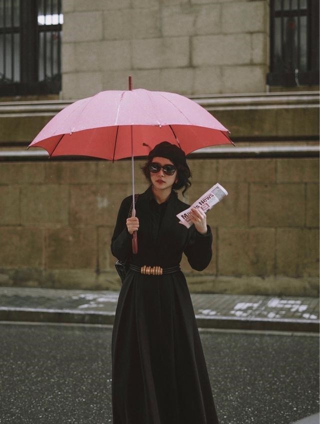 千鸟格 今秋不流行卫衣配牛仔裤了,像三木这样搭,才是真的美有气质