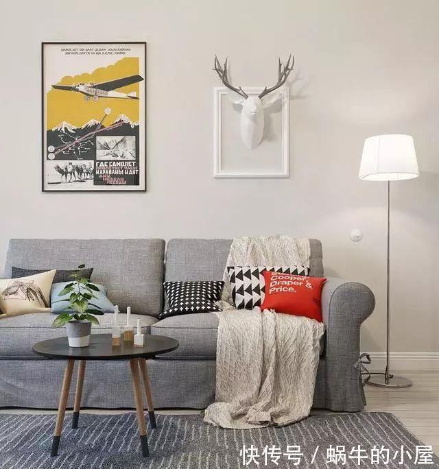 花砖|102平的现代北欧风二居室,悠闲自在的设计让人羡慕