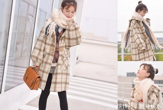 卡其色|冬季大衣+围巾这样搭配,原来是这么好看又温暖!