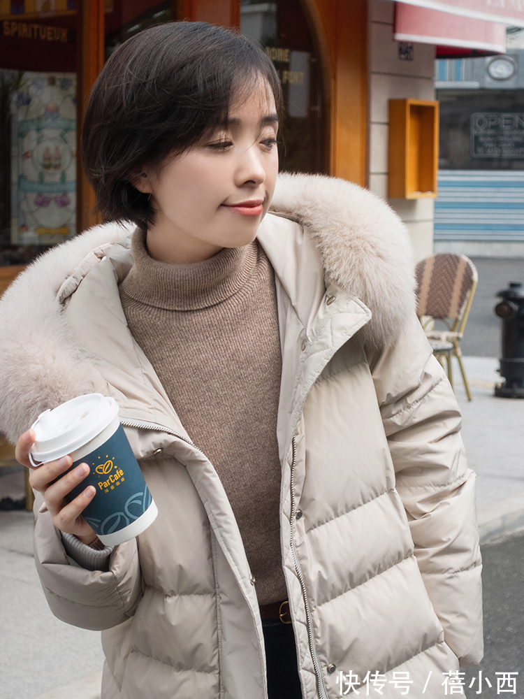 羽绒服|身高不足158cm怎么穿羽绒服?看下面这4套look,显高显瘦又时髦