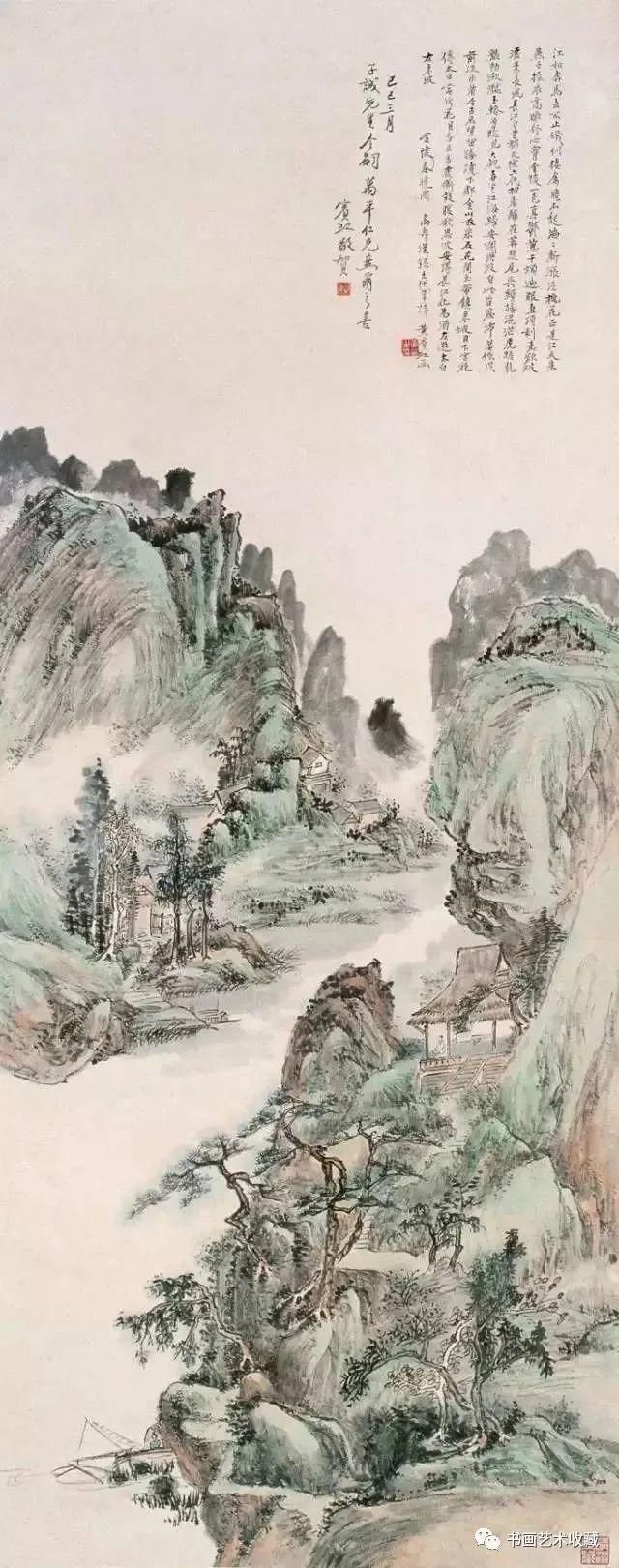 山水画#名家 黄宾虹最美的山水画60幅，浑厚华滋，意境深邃，赏心悦目！