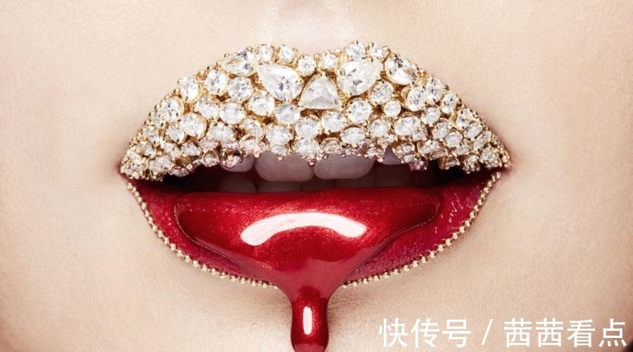 嘴巴 世界上最值钱的嘴巴,镶了几十颗钻石,有钱人的世界我不懂