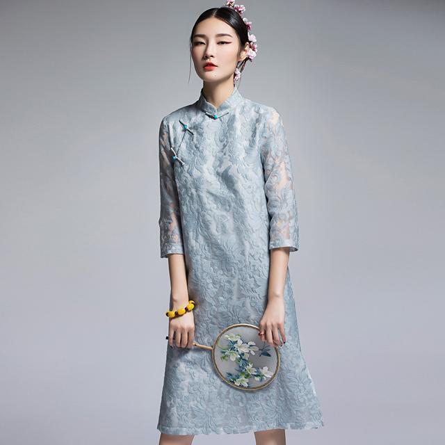 古典|高贵典雅的旗袍裙,将美的风韵洒满人间