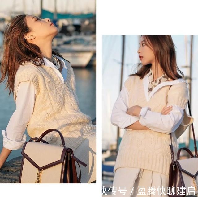 厚毛衣+裙子,毛衣+裤子,冬天就该这么穿,洋气炸了!