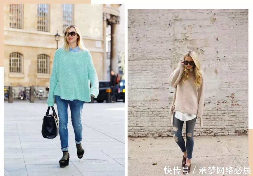 “毛衣＋衬衫”叠穿，冬日绝美搭配，这样穿真的美翻了！