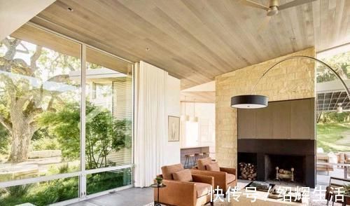 泳池|山中造个别墅,院中百年古树,庭院、壁炉、泳池,奢侈生活美如画