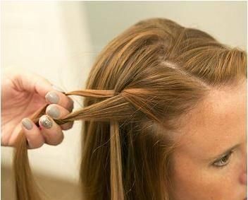 女生花式公主瀑布辫编发,一个人也编,无需求人