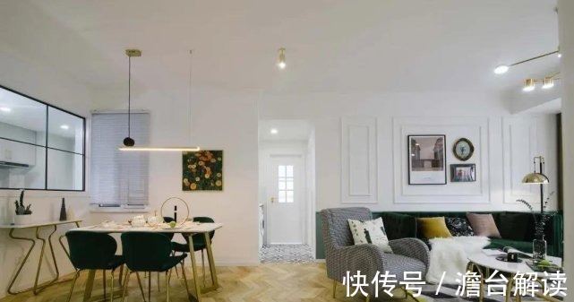 添彩|120平现代简美轻奢两室,地面全屋鱼骨拼,超大衣帽间