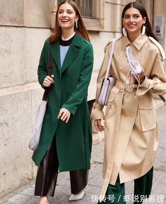 直筒裤 最近火了一种“显高穿法”,叫“大衣+九分裤”,最适合小个子!