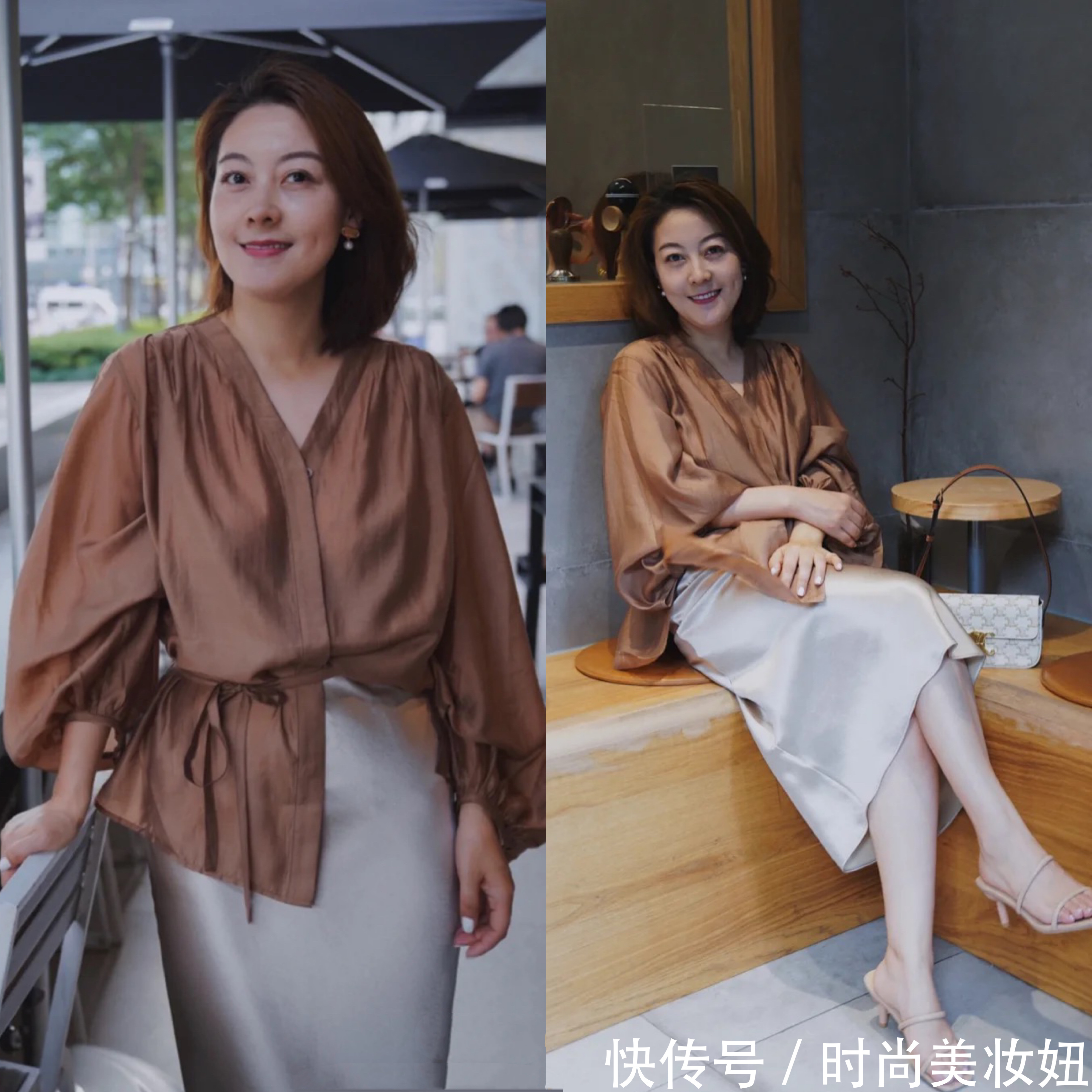 姐姐|气质好并不是只靠颜值,这位40岁姐姐靠穿搭赢得优雅,太美了