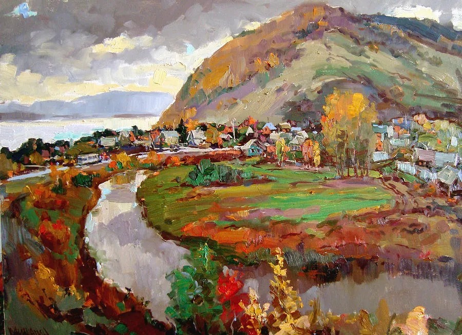 米沙金!俄罗斯画家米沙金的风景油画,美的不要不要的!