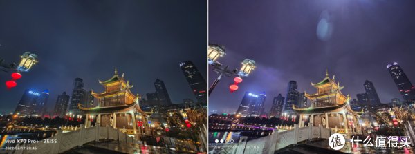 夜景|手机拍照对比 篇二：VIVO X70Pro+开箱，且与老机小米10Ultra对比拍照-下篇（夜晚）