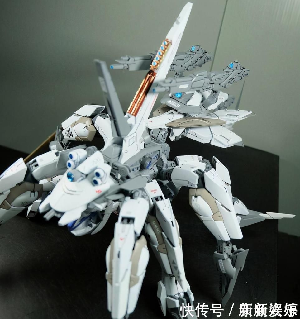 圣盾|模玩控:1:100比例可变形蜘蛛,白色圣盾高达模型