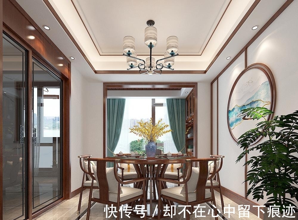 餐厅|新中式风这样装，优雅又有格调，有品位又精致，让人看了爱不释手